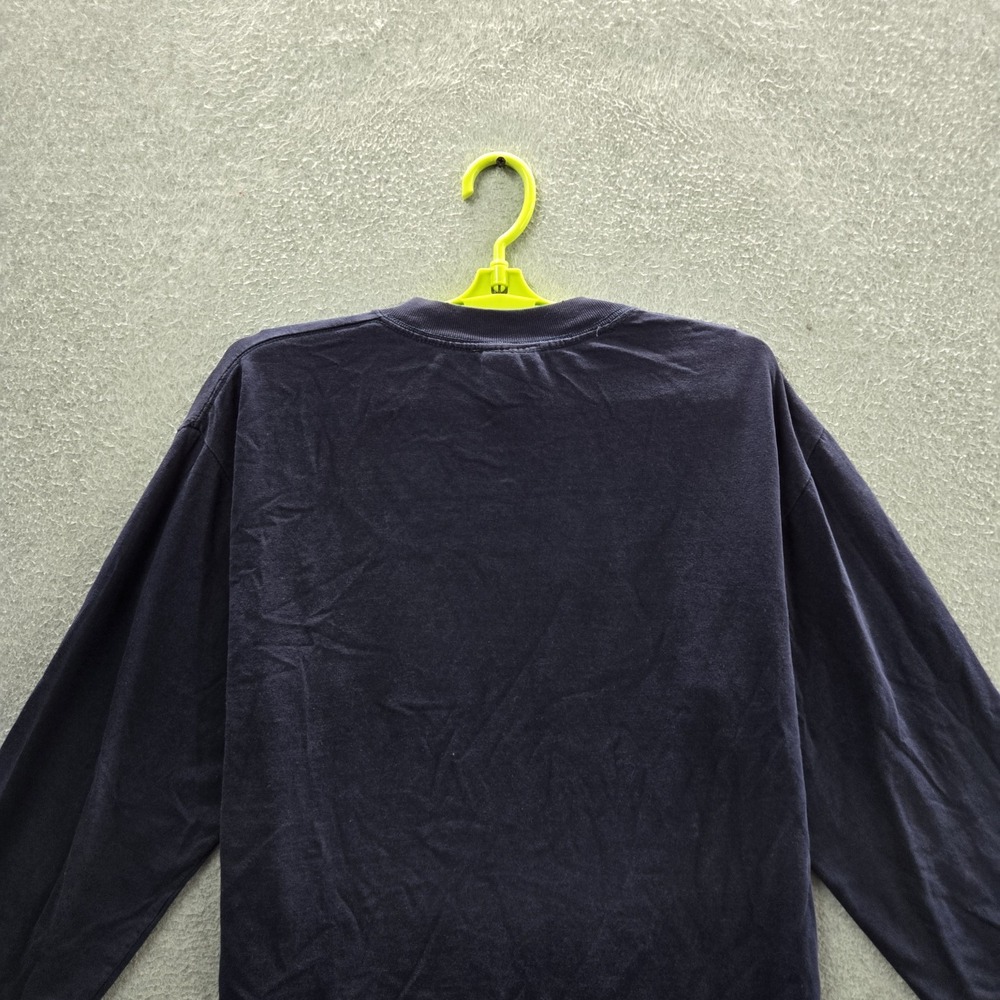 VINTAGE Little Devil Men Shirt M Navy Graphic Genuine Evil Skater BMX Y2K READ - Picture 8 of 9